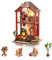 Cuteefun Maison de Poupée DIY Meublée Mini, Kit en Bois, Modèle D'artisanat à Faire Soi-Même, Cadeaux d'Anniversaire Jour de Thanksgiving Noël (Maison du Livre Magique)