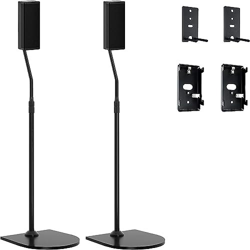 Height Adjustable Stand for Bose Speaker Stand wr Slideconnect Bracket, for Bose Surround Speakers, Surround 700, OmniJewel Lifestyle 650, CineMate GS Series II, for Bose OmniJewel Floor Stands, Pair