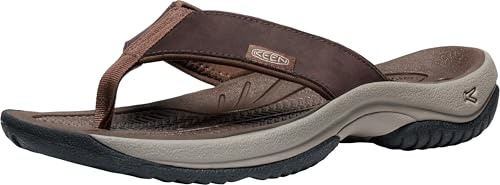 Keen Sandalias Kona Flip PCL para hombre, Java/Tierra Oscura, 43 EU