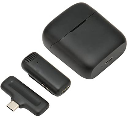 Micro à Pince sans Fil HiFi, Réduction du Bruit à Double Microphone, Connexion Rapide, Longue Durée de Vie de la Batterie, Surround à 360 ° à Double Diaphragme