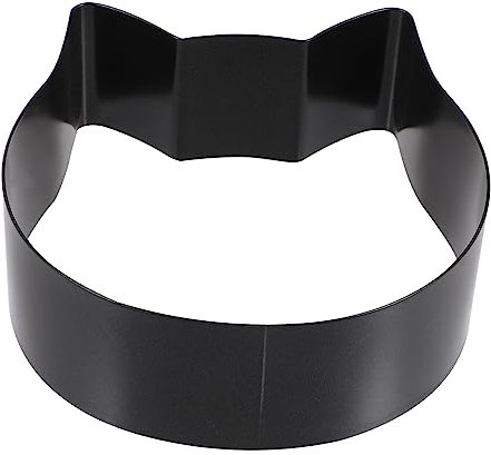 HEMOTON Moule en forme de chat en forme de tête de chat - Moule à toast - Moule à bagel - Moule à cookies - Moule à muffins - Moule à pâtisserie - Moule à gâteau - Moule à gâteau en métal - Fromage