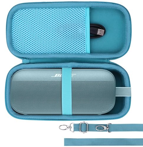 Lebakort Dur Étui Housse Cas Compatible avec Bose SoundLink Flex (2e génération) Enceinte sans Fil Bluetooth Portable