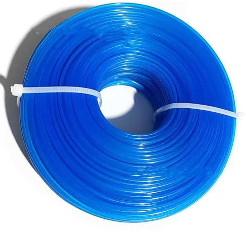 Trimmerfaden, 100m X 1,6mm Mähfaden, Nylon Trimmerfaden Für Rasentrimmer Ersatzfaden, Rasentrimmer Faden 1,6 Mm Durchmesser, Gehören Für Park, Garten, Hausgartenarbeit Mähen (Blau)