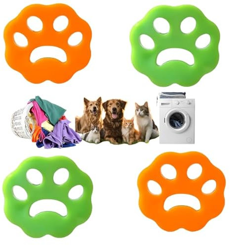 CBP - Pack 4 Uds Atrapapelos Lavadora. Cepillo para Gatos, Quitapelos Mascotas (Pack 4 Uds Stick Atrapapelo Lavadora)