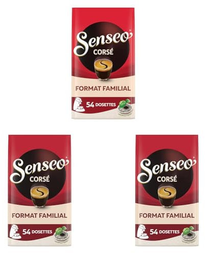 Senseo Café 54 Dosettes Corsé (Lot de 3)