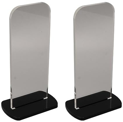 Yosoo Health Gear Boxing Glove Stand, 2PCS Acrylic Boxing Glove Display Vertical Gloves Holder for Showcasing Boxing and Baseball Gloves