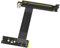 JANZU Riser-Kabel M.2 NVME auf PCIE X16 Adapter Grafik-Verlängerungskabel 90 Grad PCI Express 3.0 16X auf M Key Riser-Kabel A