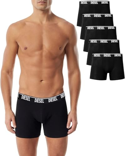 Diesel - (5er Pack Lange Herren Stretch Boxershorts - UMBX Sebastian, Größe:L