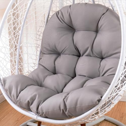 Aocase Hängesessel Kissen Dicke Weiche Polster Outdoor Wasserdicht Hängeschaukel Kissen schaukelstuhl Auflage für Hängekorb, Schaukelstuhl und Gartenstuhl im Indoor Outdoor Bereich,Light Gray