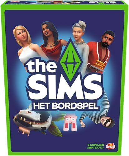 Goliath – The Sims Het Bordspel, Spel gebaseerd OP by Iconische Videospellen, Familiespel voor Kinderen vanaf 12 Jaar, Gezelschapsspel voor 2 tot en met 5 Spelers