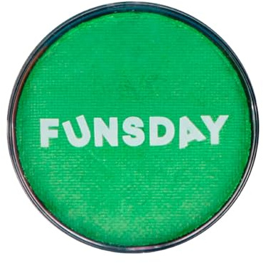 FUNSDAY Pintura facial y corporal verde metalico 18,8g