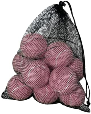 wisoolkic 12 Palline da Tennis, pratiche Palline da Gioco per attività di intrattenimento al Chiuso, Arancioni