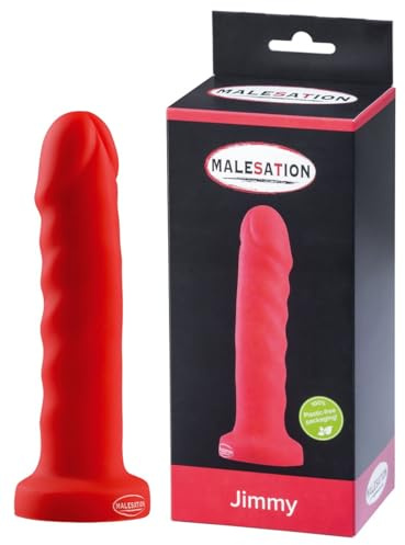 Malesation Jimmy Dildo MALESATION Jimmy Dildo rot Rot 17.7 cm