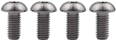 Ruifu M5 Titanium Gr5 Allen Button cap Screws Bolts 8 10 12 mm for Bicycle Water Bottle Cage (Pack of 4) (M5x10 mm)