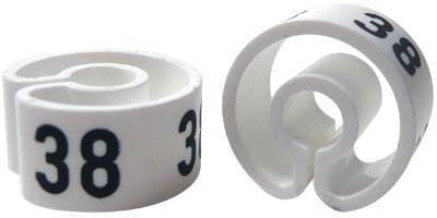 Tex-Clip Größenauszeichnung für alle Standard-Kleiderbügel bis 4,5mm Drahtstärkedurchmesser (XL)
