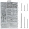 376-teiliges Nagel-Sortiment-Set, maximale Länge 5,1 cm, verzinkte Nägel, 6 Größen, zum Aufhängen von Bildern, Holznägeln und Wandnägeln
