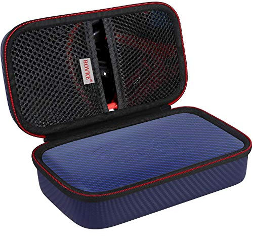 BOVKE Hard Eva Schale passend für Halo Bolt 58830 MWh 57720 MWh 44400mWh Handy Notebook Autostarter, Steckdose, Steckeradapter, Jumper, blau