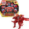 BAKUGAN Geoforge Dragonoid, Sammelfigur mit 6 Geogan und 1 exklusiven Metall Dragonoid Bakugan