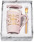 Joymaking Tasse Geschenk beste Freundin Geburtstag Freundschaft, personalisiert Tasse Geschenk für beste Freundin - Side by side or miles apart - 400ml rosa Tasse