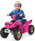 COSTWAY Quad avec Batterie 6V pour Enfant, Quad Électrique avec Marche Avant/Arrière, Fonctionnement Sécurisé et Vitesse Max de 4,5 km/h, Cadeau pour Garçons et Filles, Rose