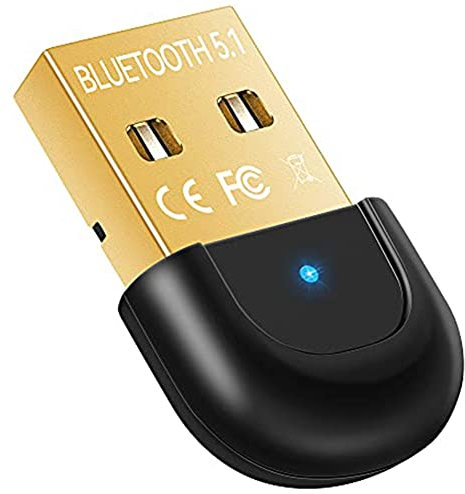 Hagsnec Adaptador USB Bluetooth 5.1 USB 2.0 adaptador Bluetooth receptor transmisor para portátil PC