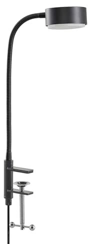 Lindby Klemmleuchte 'Kaylou' (Modern) in Schwarz aus Metall u.a. für Wohnzimmer & Esszimmer (1 flammig, GX53) - Tischlampe, Tischleuchte, Leselampe, Nachttischlampe, Wohnzimmerlampe