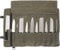 YWYHHM Borsa arrotolabile per coltelli da chef, in tela cerata da 340,2 g, 11 scomparti per coltelli da chef, borsa porta coltelli, portautensili, portaposate, per campeggio, escursionismo, regali per