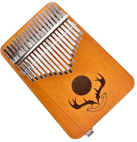 17 Tasten Kalimba Daumenklavier Mahagoni Kalimba Daumenklavier Musikinstrument Mit EQ Tragbare Kalimba Instrument (Color : 03)