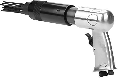 Pistola Neumática 19 Agujas Óxido Taller, 1 Set | Descalcificador de aire para eliminar pintura y escoria, ergonómico y carcasa de aluminio uso