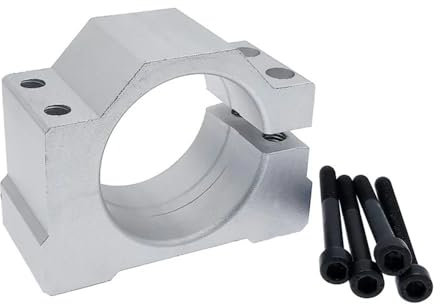 Yinxi 1pc Spindel Motor Halterung Spindel Leuchte Für ER11 300W 400W 500W Aluminiumguss Halterung Mit Schrauben 40/42/44/45/48/50/52/54/65/80mm (Color : 45mm)