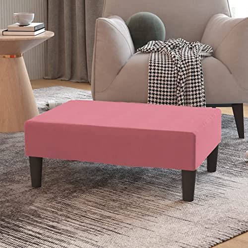 Rantry Repose-pieds Rose 78 x 56 x 32 cm en velours, décoration de meubles, chaises d'extérieur, chaises de salle à manger pour jardin, mobilier de jardin, mobilier d'extérieur terrasse