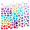 SUPGOD 4 Blätter 3D Mädchen Aufkleber Sterne Aufkleber Kinder Glitzer Sticker Mädchen Kristall Glitzer Sticker Sterne Fünfzackiger Stern Runden Liebe Diamant Gestalten, für DIY Handwerk Deko