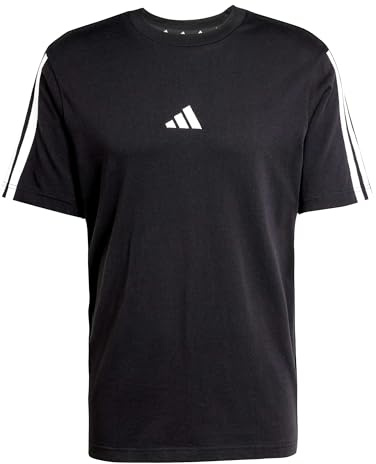 adidas Men's Essentials Three Stripes Single Jersey Tee T-Shirt (Pack of 1)