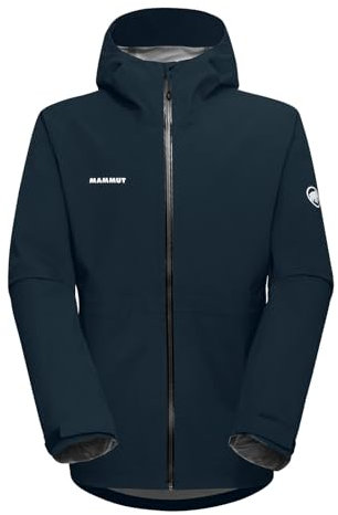 Mammut Herren Wanderjacke Outdoorjacke Hardshelljacke Linard Guide HS Hooded, Farbe:Dunkelblau, Artikel:-5118 Marine, Größe:3XL