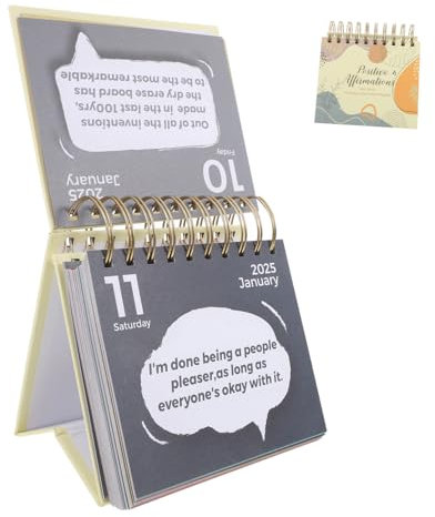 VILLCASE Tischkalender Zum Aufstellen Spiralbindung Wochenplaner Monatskalender Terminkalender Dekorativer Kalender Für Schreibtisch Kalender Mit Chinesischem Monatskalender