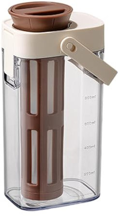 MotiveTech Cold Brew Coffee Cup, Ice Brew Bottle Leakproof with Lid Water Jug Teapot Tea