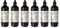 FEUERGOTT 6 Flaschen Vorteilspaket Alkan Lampenöl, Paraffin von Petromax für Petroleum-Lampen, Starklichtlampen, Dochtlampen, Camping, Garten und Terrasse, rußarm, geruchsarm