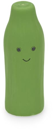 Petface Foodie Faces Cucumber Latex Dog Toy, Large (Pack of 1) | Durable Fetch Toy, Built-In Squeaker, for Larger Breeds, Interactive Play
