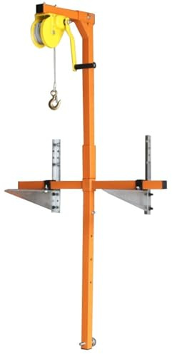 Klimagerät Lift Seilzugsystem mit manueller Seilwinde, 150 kg Kapazität, 20 m Hubhöhe, verstellbare Halterung für einfache Installation und Demontage