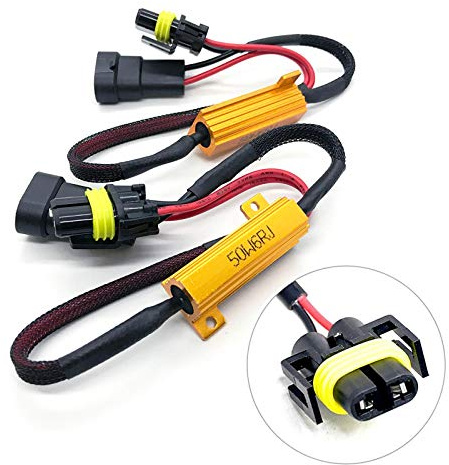O-NEX LED Widerstand Kit Relais Harness Adapter Anti Flicker Fehler Decoder Warnung Canceller (H11 (H8, H9))