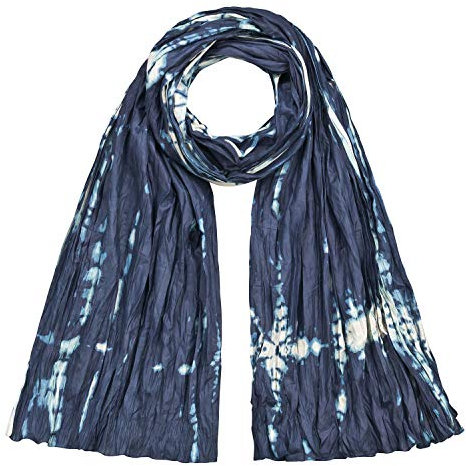 Japanwelt Baumwoll Damen und Herren Tuch 100% reine Baumwolle XXL Halstuch Frühlings- und Herbst-Schal 110 x 180 cm Blau