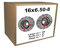 16x6.50-8 Schneeketten + Spanner für Rasentraktor Aufsitzmäher 16 x 6.50-8 und 165/60-8 170/60-8