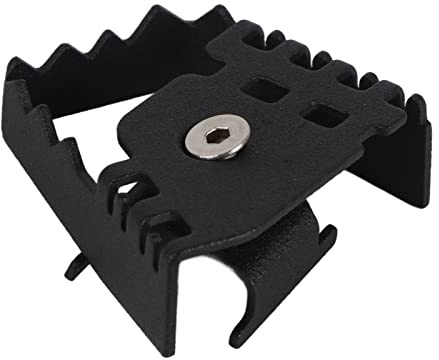 Bremspedal Vergrößern Verlängerung,Duokon Bremspedal Vergrößern, Hinterer Fußbremshebelpedal Vergrößern Verlängerungspad Verlängerung für F800GS F700GS F650GS(Schwarz)