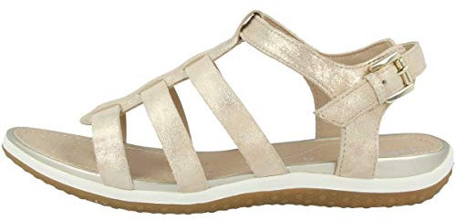 Geox Femme D Sandal Vega A Sandales, Sand, 42 EU