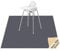 WOMUMON - Alfombrilla de Salpicaduras para Debajo de la Silla Alta/Artes/Manualidades, Alfombrilla de destete Lavable de 51 Pulgadas, Impermeable, Antideslizante, Protector de Suelo, tapete para