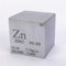 Wissenschaftlicher Würfel aus Zink (Zn) mit 25,4 mm und 117 g. Zeigt aufgezeichnete Daten zu chemischen Elementen an