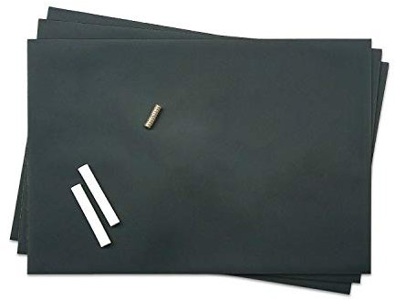 Magstick 3 Stück magnethaftende Tafel-Folien DIN A4 selbstklebend - mag216
