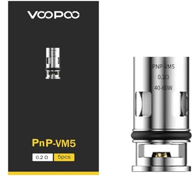 VOOPOO PNP-VM5 MESH 0,2 OHM HEADS 5 Stück