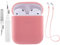 Teyomi Hülle Kompatibel mit Airpods 1, kompatibel mit Apple AirPods 2 Case(Korallrot), for Schutzhülle aus Silikon mit Karabinerhaken[Drahtloses Laden unterstützen]