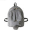 Fencelly Niedlicher Hasenohren-Rucksack Mädchen, Plüsch-Hasen-Umhängetasche, Schultasche, lässiger Tagesrucksack, grau,
